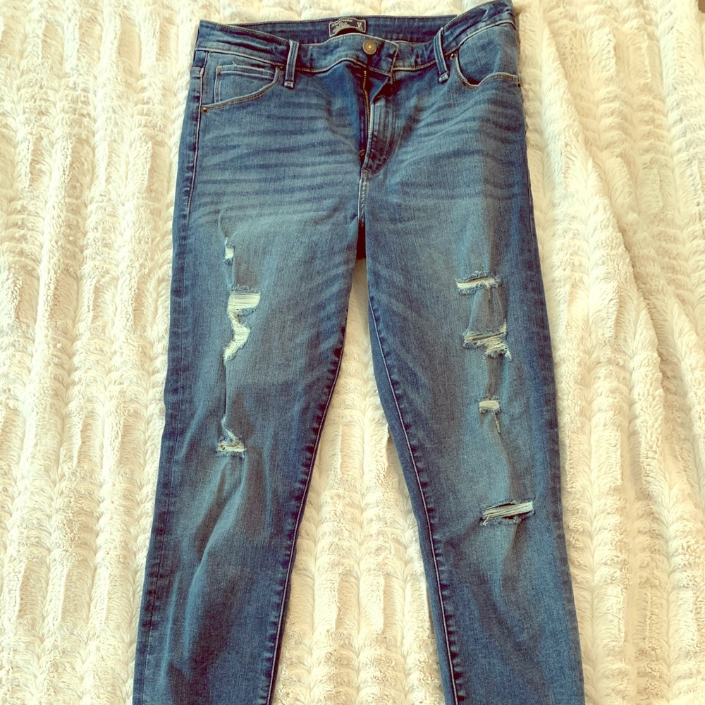 Abercrombie skinny Distressed Jeans